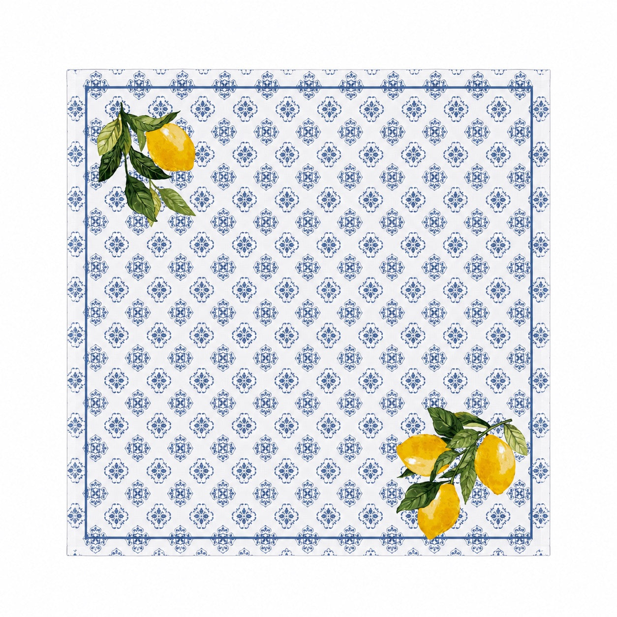 Lemon Framed N' Tossed Napkin Set