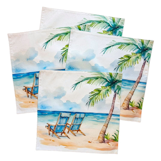 Florida Beach Placemats Set